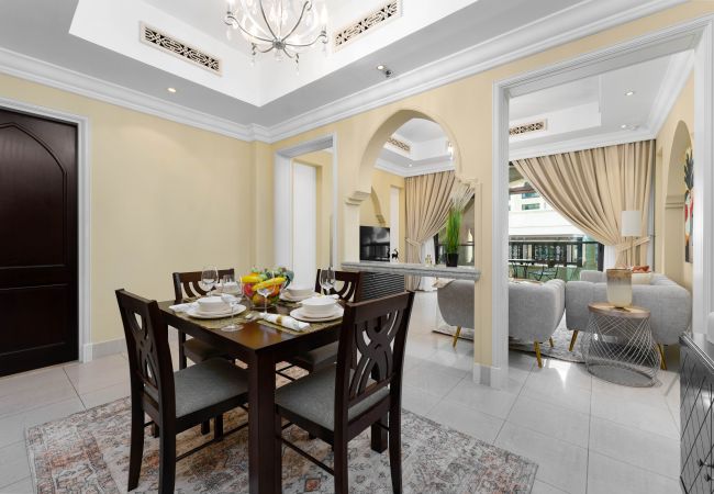 Holiday rental in Dubai with traditional interiors