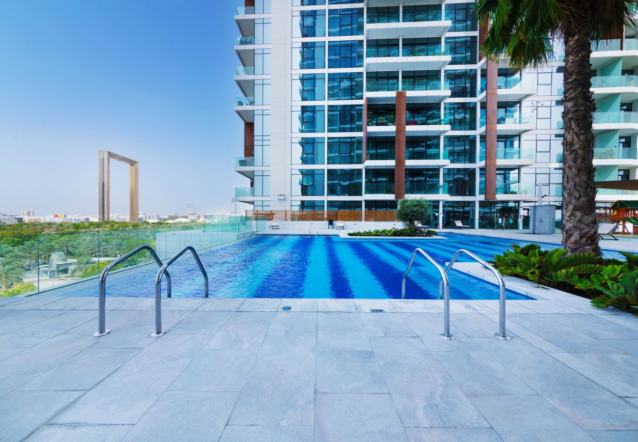 Apartment in Dubai - Superb 1BR apartment overlooking Zabeel Park and Dubai Frame