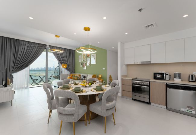 Apartment in Dubai - Trendy Apt on the Creek w/ Superb Dubai Skyline Vw Apartment in Dubai - Trendy Apt on the Creek w/ Superb Dubai Skyline Vw