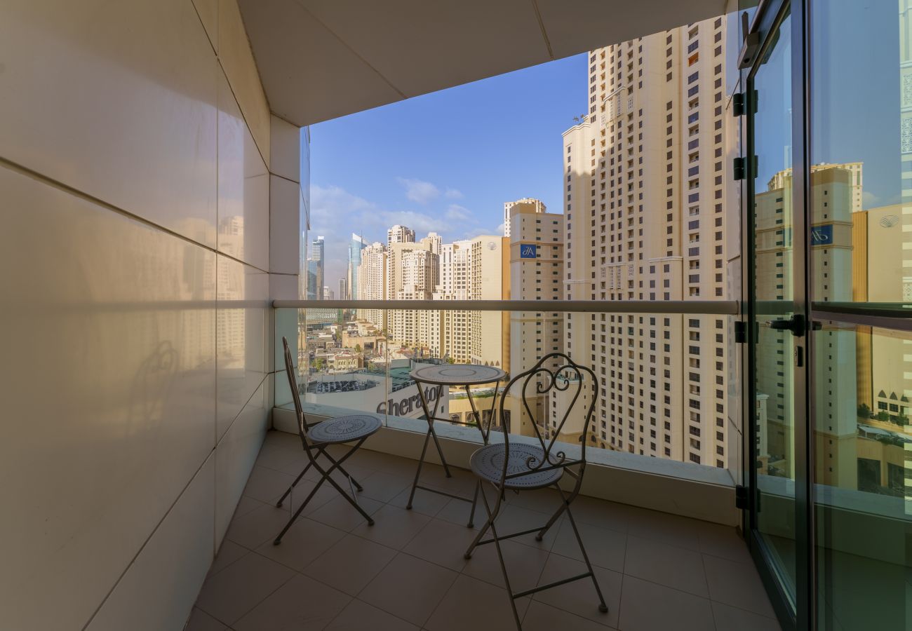 Apartment in Dubai - Stunning JBR Retreat w/ Partial Sea & Marina Views