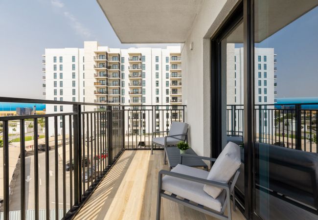 Apartment in Abu Dhabi - Chic Yas Island Escape w/ Iconic Ferrari World Vws  Apartment in Abu Dhabi - Chic Yas Island Escape w/ Iconic Ferrari World Vws