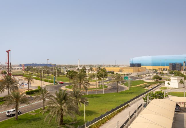 Apartment in Abu Dhabi - Chic Yas Island Escape w/ Iconic Ferrari World Vws  Apartment in Abu Dhabi - Chic Yas Island Escape w/ Iconic Ferrari World Vws