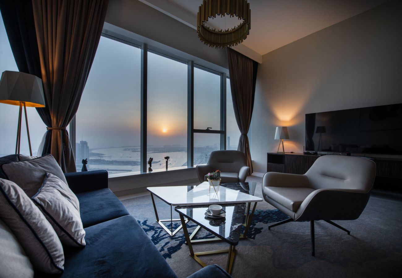 Chic coastal holiday rental with sea views close to Palm Jumeirah Dubai