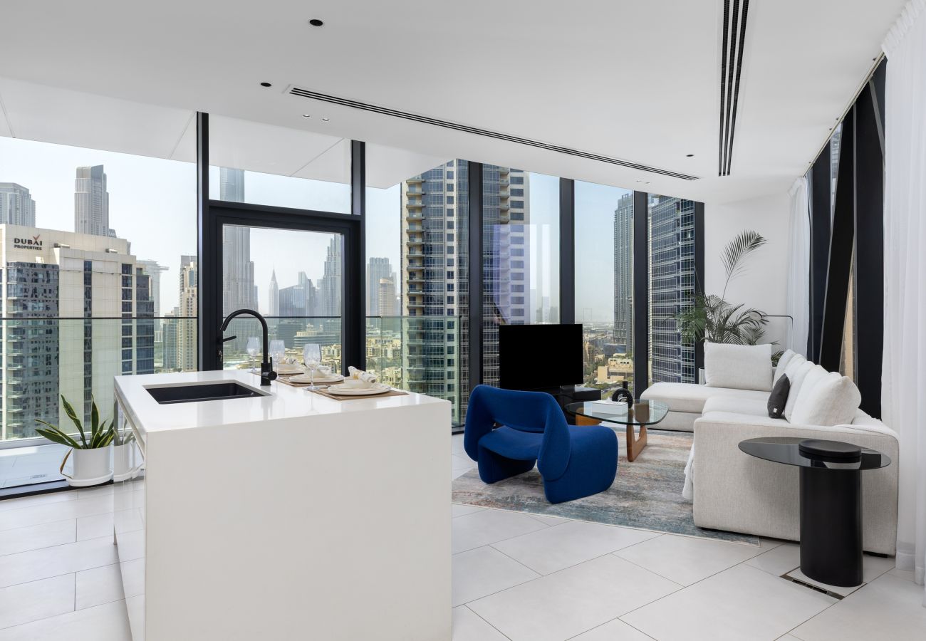 Experience luxury in our Sky-high holiday rental with stunning Burj Khalifa views in Downtown Dubai. Elevate your escape – call us, come and meet us, 