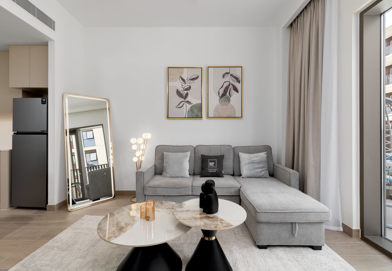 Experience luxury at its finest in our charming urban holiday rental at Dubai Creek Beach, boasting a balcony and amazing facilities. Call us, come an