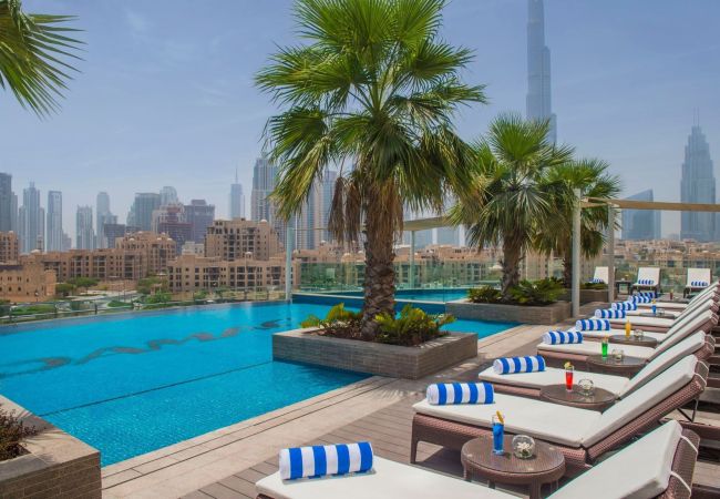 Apartment in Dubai - Dazzling Downtown Retreat w/ Panoramic City Views Apartment in Dubai - Dazzling Downtown Retreat w/ Panoramic City Views
