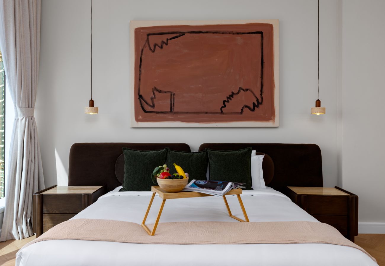 Apartment in Dubai - High-Floor Haven w/ Open Sea Views on Palm Entry  