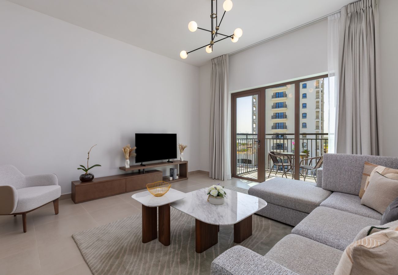 Relaxed holiday rental with balcony located on Yas Island in Abu Dhabi